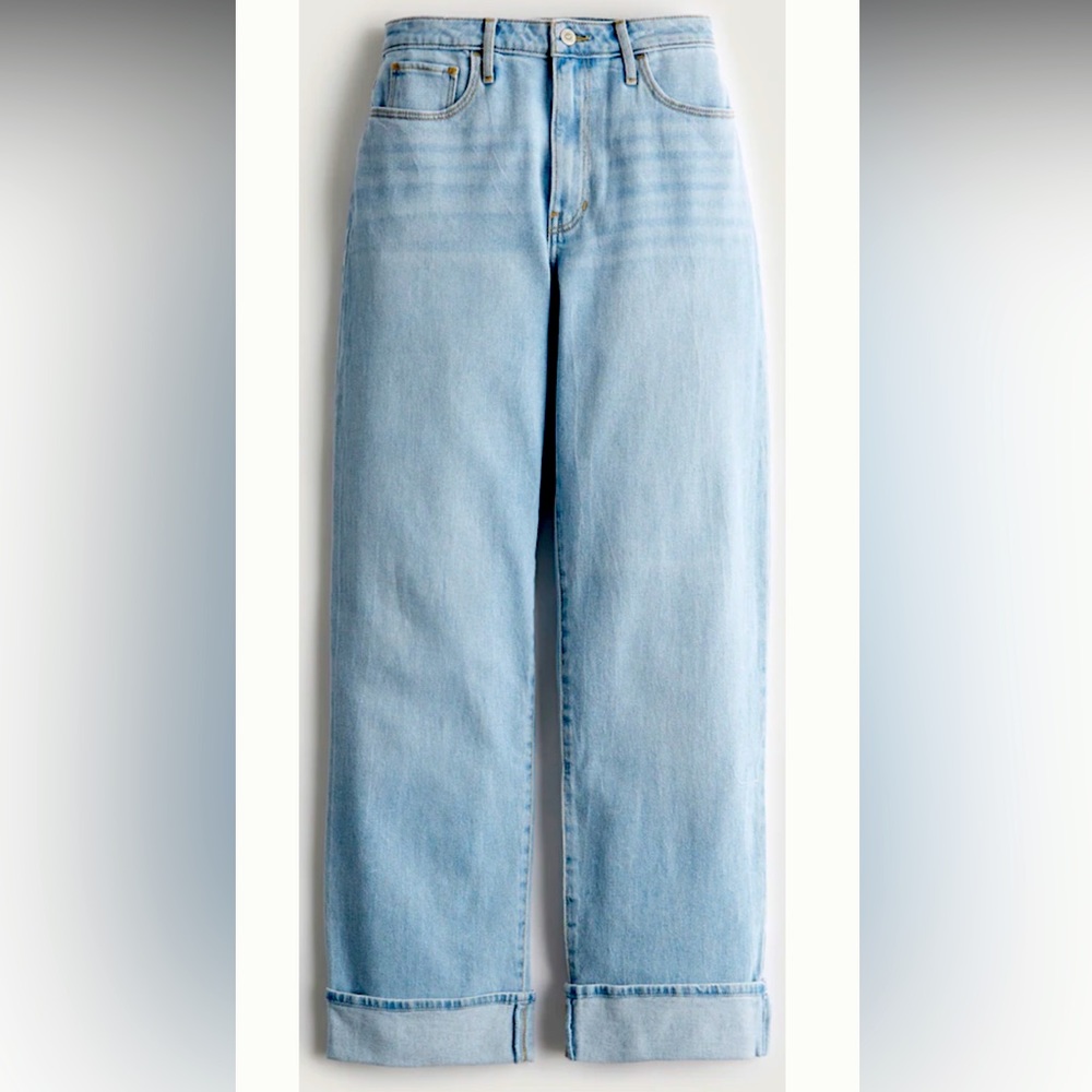 Hollister ultra high-rise dad jean